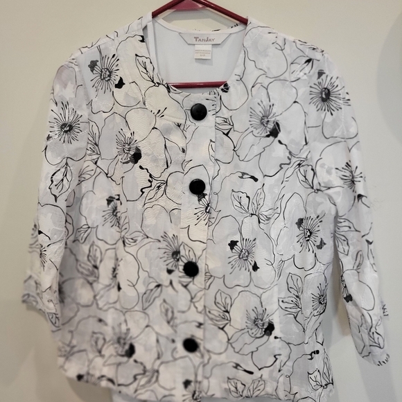 Tanjay SP 2 Piece Jacket & Matching Top Lovely Cruise Wear Vacation - Picture 11 of 13